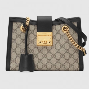 498156 Gucci Padlockϵ��С̖GG�米�� ��ɫƤ߅