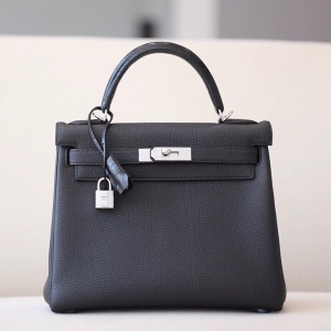 ���R��Hermes Kellyϵ�� �P��� ���ֹ����ư� 28cm TOGOƤ ��ɫ
