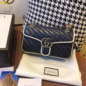 443497 Gucci GG Marmontϵ��С̖�米�� б�y�W�pƤ��Ů�� �{ɫ