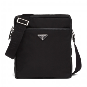 2VH002 Prada�����_�����μ�б��� ��ʿ�]��� ��ɫ