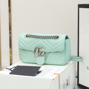 446744 Gucci���YŮ�� GG Marmont �W�p�����ִ� �Gɫ