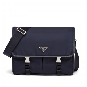 2VD768 Prada�����_(d��)�پW(w��ng)�а�Saffiano Ƥ���߅�����ִ� �{(l��n)ɫ