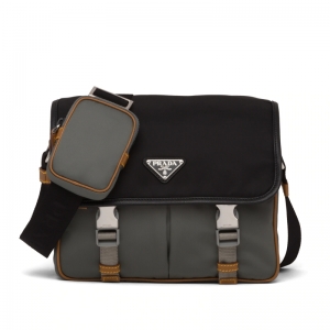 2VD769 Prada�����_(d��)������ Saffiano Ƥ��б����]��� ƴɫ