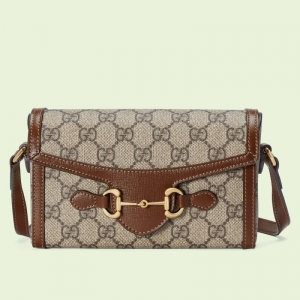 699296 Gucci Gucci�R㕿�1955ϵ�������ִ� Gucci����б��� ��ľɫ