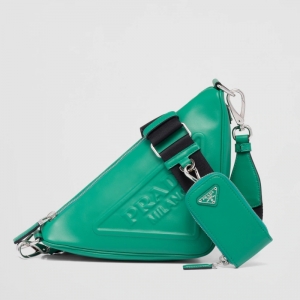 1BH190 �����_(d��)Prada Triangle Ƥ�����ǰ� PradaŮ�� �Gɫ