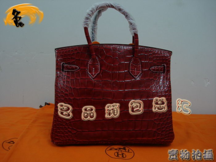 Hermes Birkin 鉑金包 經典款 女包 Hermes手提包 鱷魚皮女包 30 Birkin