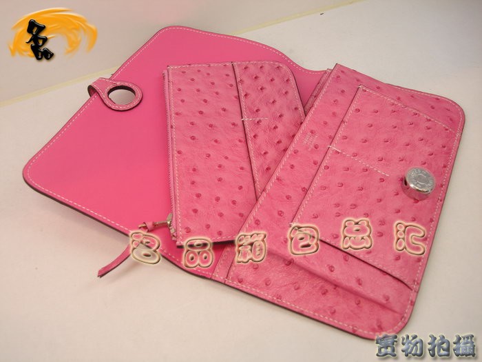 Hermes 錢包 Hermes 鴕鳥紋 手拿包 Hermes 女包 Hermes 零錢包