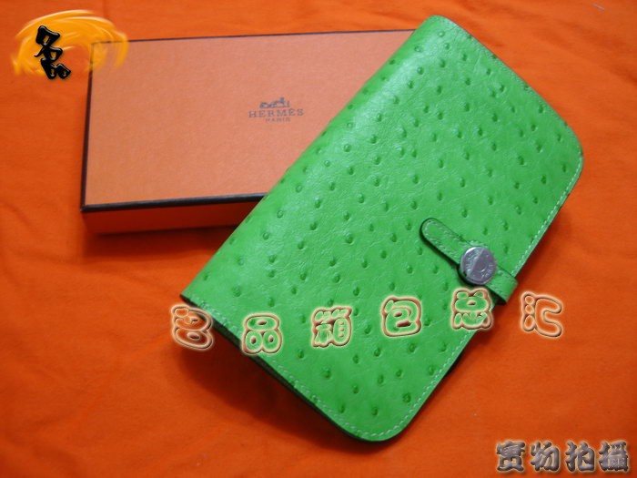 Hermes 錢包 女包 Hermes零錢包 Hermes 鴕鳥紋 Hermes 包包