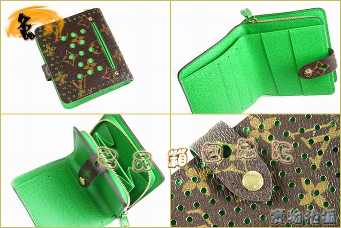 M95218 LV穿孔系列 LV女包 LV錢包 LV兩折包 LV中長款錢包