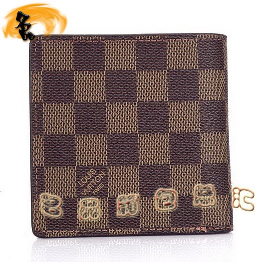 N61665 LV錢包 LV經典棋盤格男包 LV短款錢包 LV零錢包 LV男包