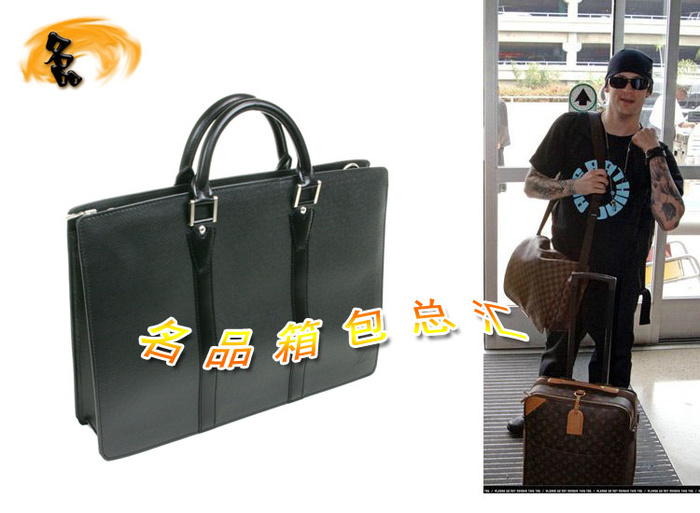 M30052 LV時尚休閑男士手提包 LV最新款 LV男包 LV公文包 LV十字紋 LV手提包