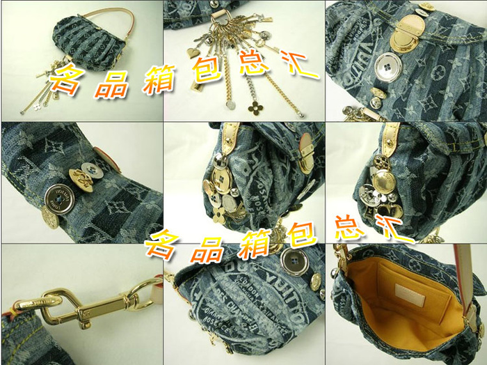 M95332 LV單肩包 LV牛仔包 LV經(jīng)典老花 LV女包 LV手提包