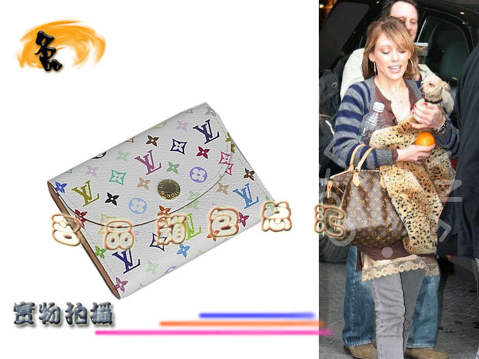 M66558 LV最新款 LV村上隆 LV33彩 LV女包 LV名片夾