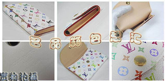 M66558 LV最新款 LV村上隆 LV33彩 LV女包 LV名片夾