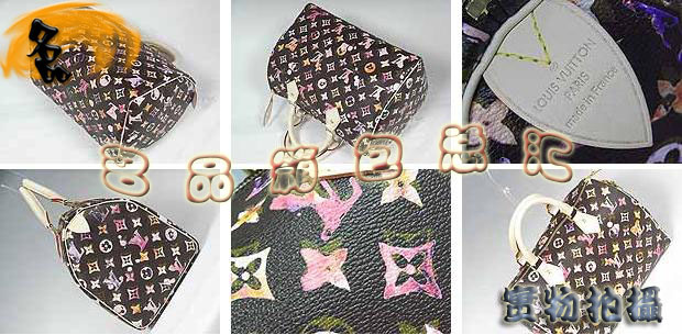 M95832 LV經典老花 LV黑水彩 LV新款 時尚 LV女包 LV手提包