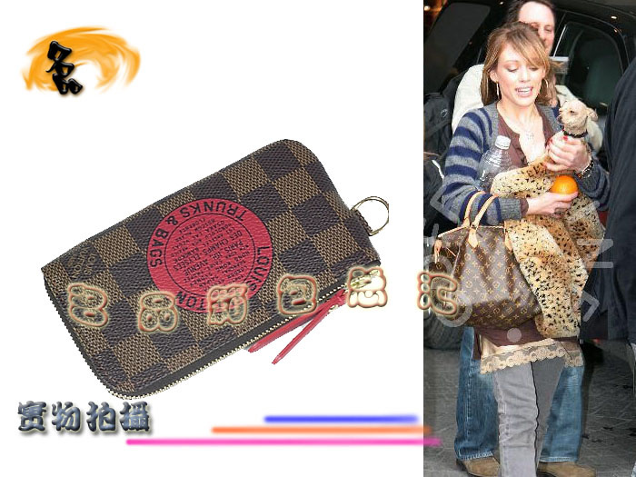 N61742 LV經(jīng)典款 LV棋盤格 LV女款錢包 LV經(jīng)典女包 LV零錢包