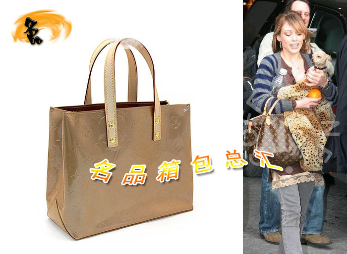 M91334 LV手提包 LV經(jīng)典老花 LV漆皮包 LV壓花 LV女包 LV單肩包