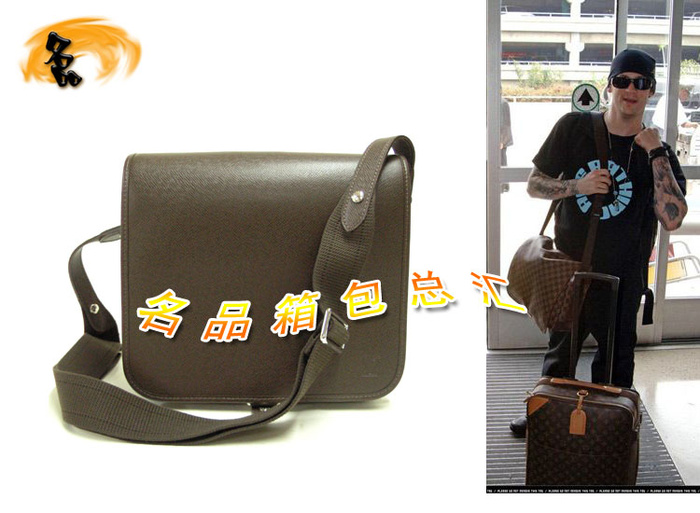 M32488 LV十字紋系列 LV男包 進口高檔牛皮 LV單肩 LV斜挎包 一比一品質(zhì)