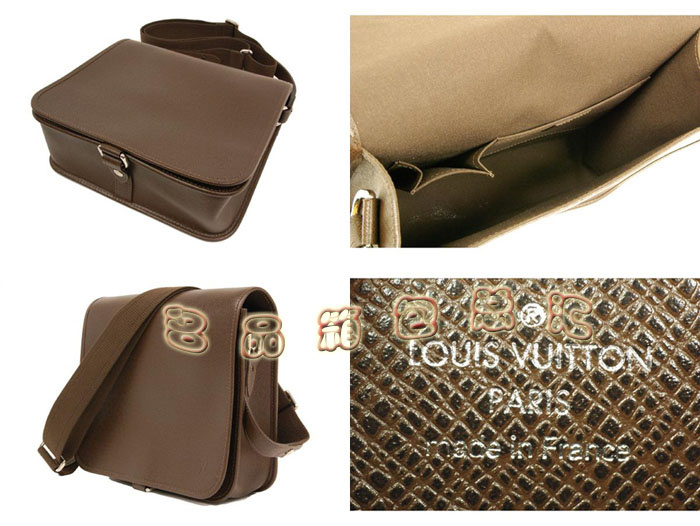 M32488 LV十字紋系列 LV男包 進口高檔牛皮 LV單肩 LV斜挎包 一比一品質(zhì)