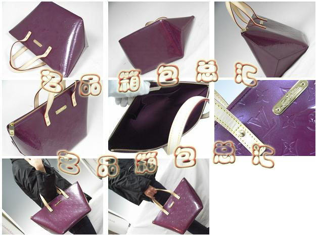 M93584 LV手提包 LV經典老花 LV漆皮包 LV壓花 LV 女包