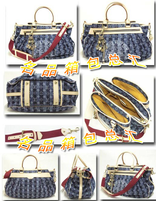 M95336 LV手提包 LV經典老花 LV女包 LV牛仔包 LV斜挎包