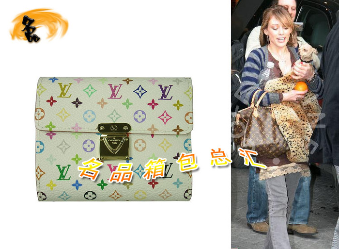 M58014 LV錢包 LV33彩 Louis Vuitton LV村上隆白彩 V錢包 LV新款包