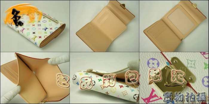 M58014 LV錢包 LV33彩 Louis Vuitton LV村上隆白彩 V錢包 LV新款包