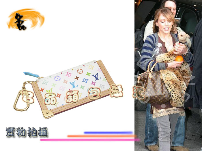 M92655 LV村上隆設(shè)計 LV錢包 LV33彩 LV三三彩 LV女包