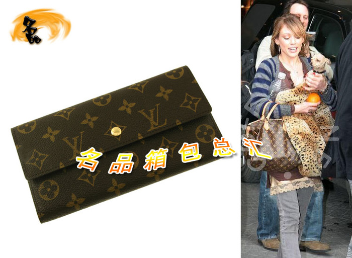 M61217 LV錢包 LV老花包 LV女包 LV中長包LV三折錢包