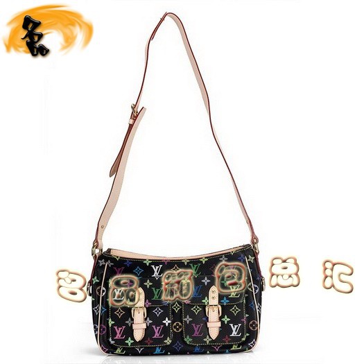 M40052 LV黑七彩系列 LV女包 LV單肩包 LV手提包 LV最新款