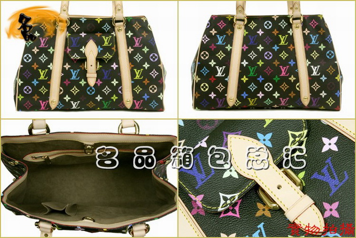 M40095 LV黑七彩系列 LV女包 LV單肩包 LV手提包 LV最新款