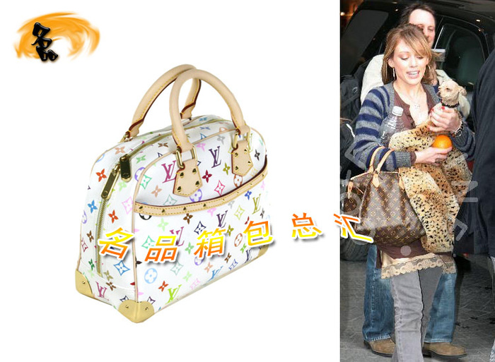 M92663 LV經典款 LV三三彩 LV33彩 LV白彩 LV女包 LV手提包