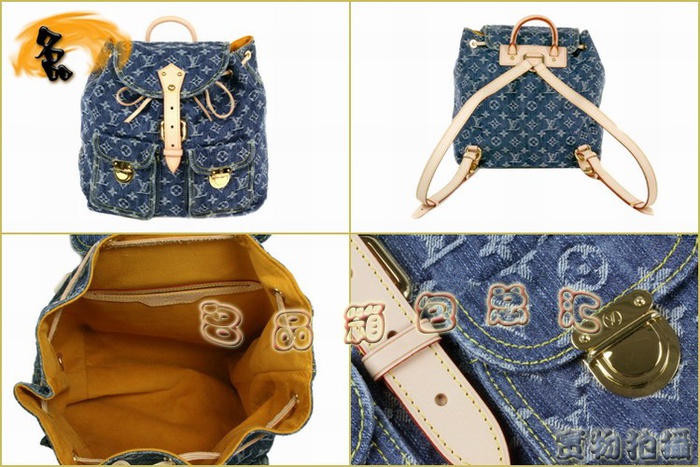 M95056 LV雙肩背包 LV經典老花 LV牛仔系列 LV牛仔包 LV女包