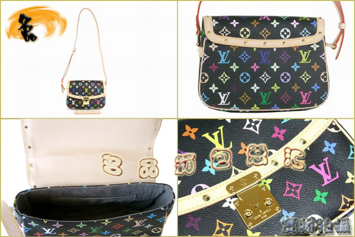 M92639 LV村上隆設計 LV33彩 LV三三彩 LV女包 LV斜挎包