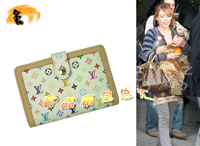 M92987 LV女士錢包 LV33彩 LV村上隆設計 LV女包 LV錢包