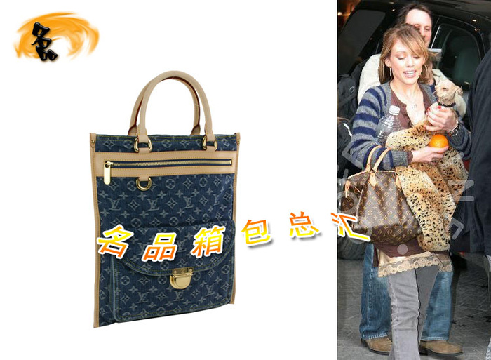 M95018 牛仔布系列 LV牛仔布包 LV女包 LV手提包 經(jīng)典老花