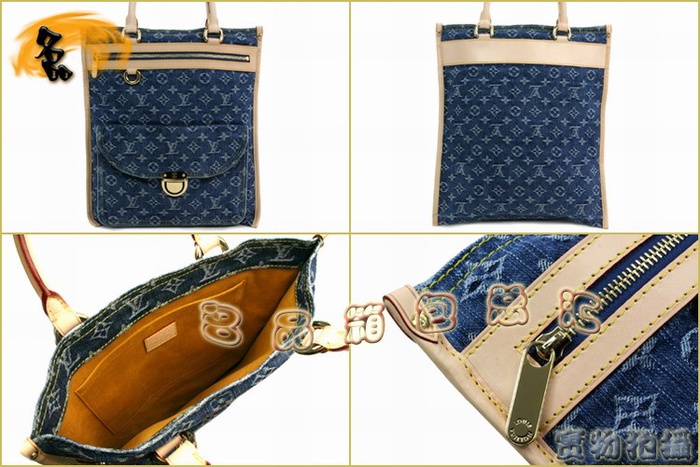 M95018 牛仔布系列 LV牛仔布包 LV女包 LV手提包 經(jīng)典老花