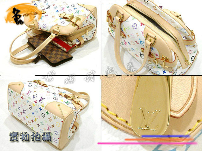 M40193 LV單肩包 LV女包 LV村上隆設計 LV三三彩 LV33彩