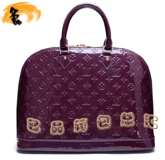 M93594 LV手提包 LV經(jīng)典老花 LV壓花包 LV漆皮 LV女包