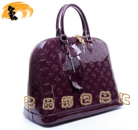 M93594 LV手提包 LV經(jīng)典老花 LV壓花包 LV漆皮 LV女包