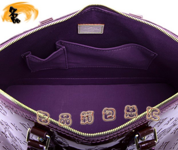 M93594 LV手提包 LV經(jīng)典老花 LV壓花包 LV漆皮 LV女包