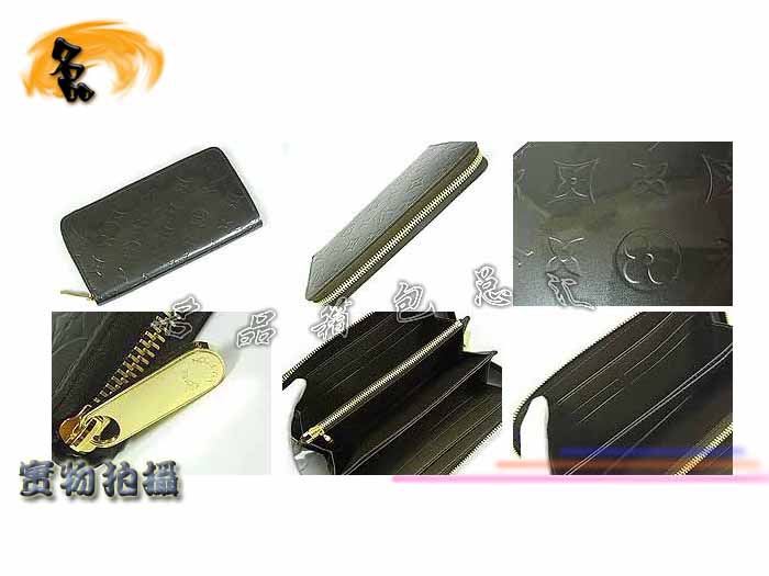 M93723 LV錢包 LV壓花錢包 LV漆皮系列 LV女包 LV零錢包 灰色