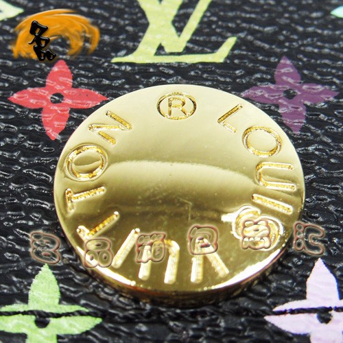 M93747 LV新款時尚女包 LV錢包 LV村上隆設計 LV33彩 LV黑彩 LV三三彩