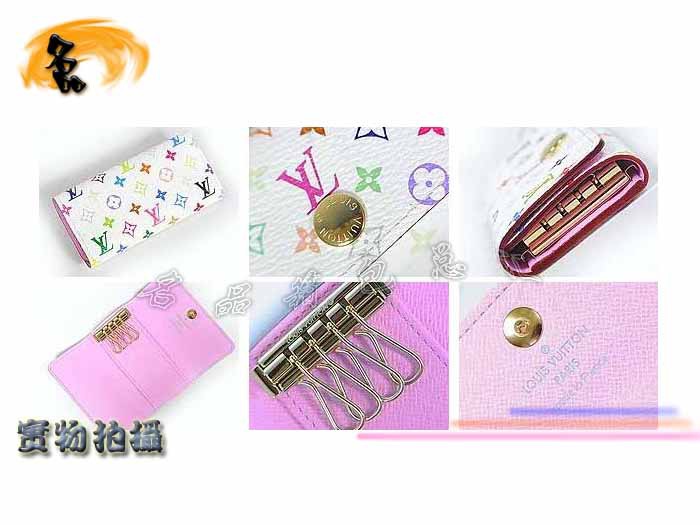 M93731 LV鑰匙包 LV三三彩 LV33彩 LV村上隆設計 LV白彩