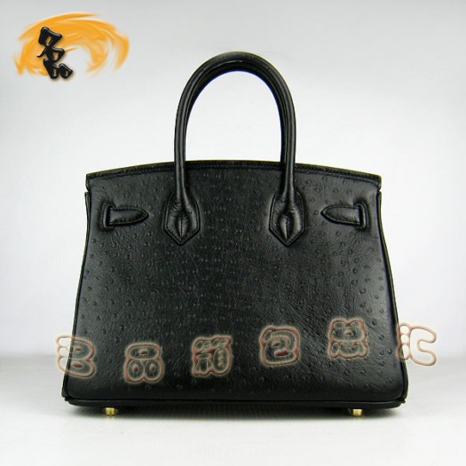 6088 Hermes 愛馬仕 新款 鴕鳥紋 女士手提包 Hermes Birkin 鉑金包 30 Birkin