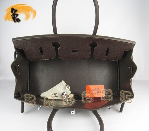 6109 Hermes Birkin 鉑金包 Hermes荔枝紋 愛馬仕 時尚女包 手提包 專柜品質(zhì)