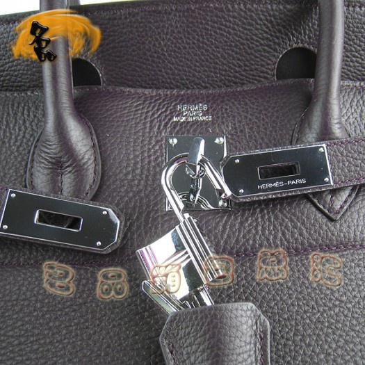 6109 Hermes Birkin 鉑金包 Hermes荔枝紋 愛馬仕 時尚女包 手提包 專柜品質(zhì)