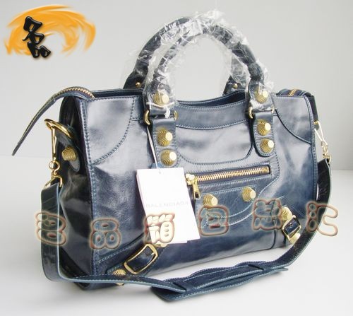 084332B 超A品質 BALENCIAGA巴黎世家 機車包 新款牛皮女士手提/斜挎包