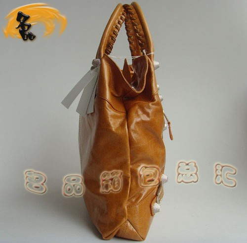 084326A BALENCIAGA經典款 機車包 手挽包 巴黎世家時尚女士手提包 專柜品質