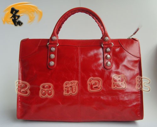 084334A 明星最愛款 巴黎世家 時(shí)尚女士手提包 BALENCIAGA經(jīng)典款 機(jī)車包